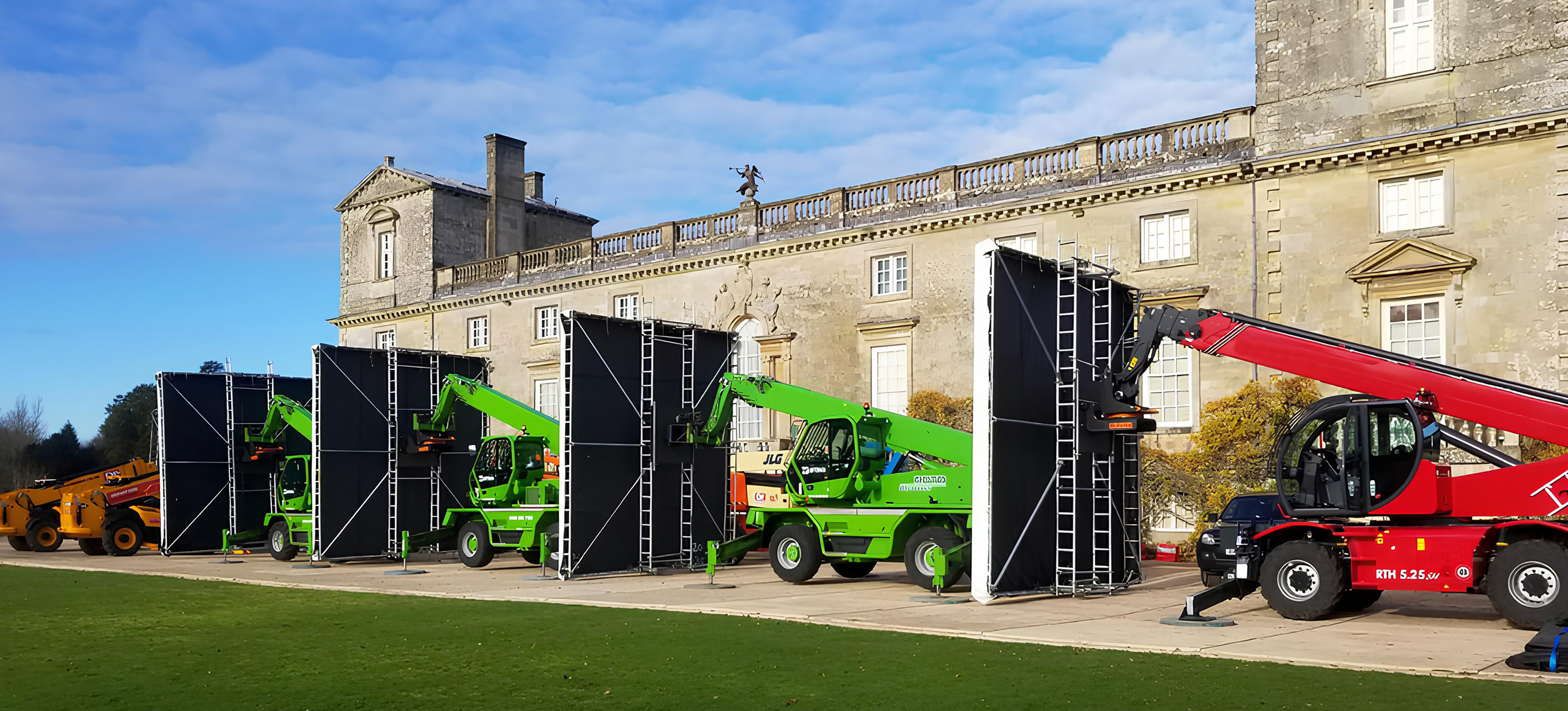 Media Lifting Solutions for event, film and TV heavy lifting machinery