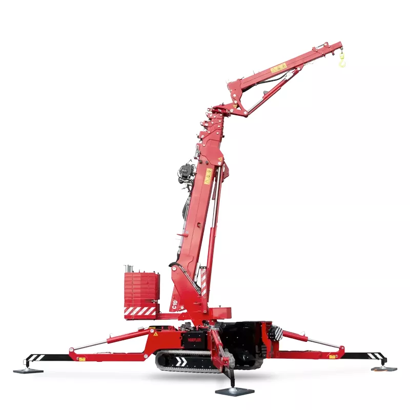 Hoeflon C10e spider crane for hire