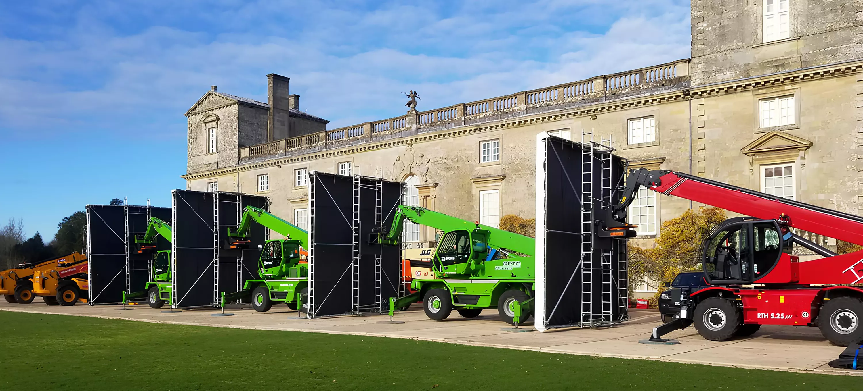 Media Lifting Solutions for event, film and TV heavy lifting machinery