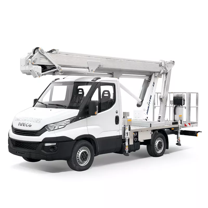 Multitel MZ250 truck mounted platform for hire from Media Lifting Solutions Ltd